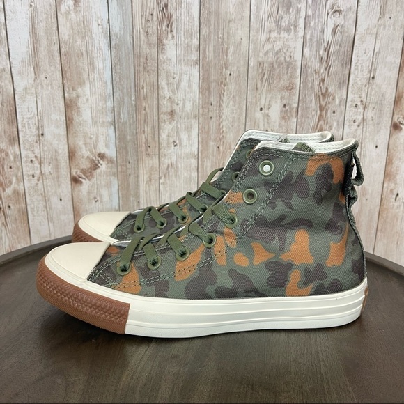 Converse CTAS Hi “Field Surplus/Egret” Cordura Sneaker Size 8 Women - Picture 5 of 12